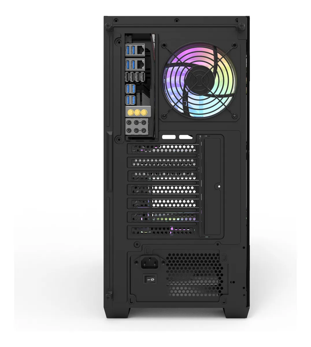 🖥️ Gabinete Gamer DarkFlash DS900 ATX Vidrio Templado RGB Negro - Imagen 4