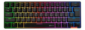 🏷️ Teclado Mecánico 60 % Meetion MK005 LED USB-C Anti-Ghosting – Español Latinoamérica