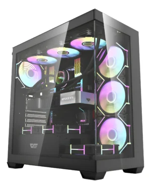 🖥️ Gabinete Gamer DarkFlash DS900 ATX Vidrio Templado RGB Negro