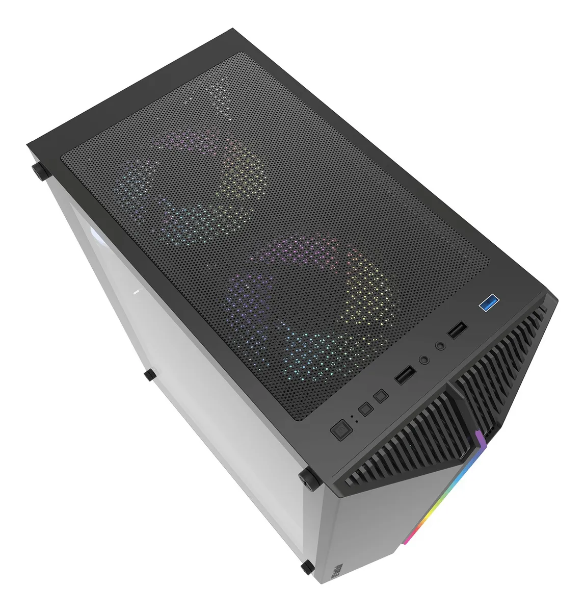 🖥️ Gabinete Gamer DarkFlash DK151 ATX con Panel Frontal ARGB y 3 Ventiladores RGB Incluidos - Imagen 8