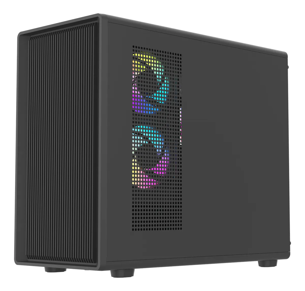 🖥️ Gabinete Gamer DarkFlash DB460M M-ATX Vidrio Templado con 4 Ventiladores RGB Incluidos Negro - Imagen 8
