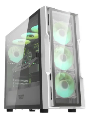 🖥️ Gabinete Gamer DarkFlash DK431 E-ATX Vidrio Templado con 7 Ventiladores A-RGB Incluidos