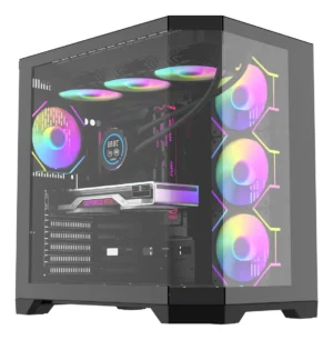 🖥️ Gabinete Gamer Aigo FT48 Pro ATX Triple Vidrio Templado con 4 Ventiladores A-RGB Incluidos