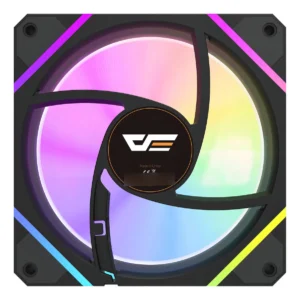 🌀 Kit de 3 Ventiladores DarkFlash DM12 Pro PWM ARGB 5V 120 mm – Negro