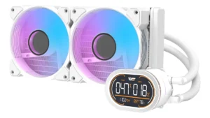 💧 Refrigeración Líquida DarkFlash DH240D V1.2 con Pantalla LCD Blanco