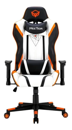 💺 Silla Gamer Meetion CHR15 – Blanca/Naranja