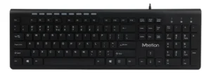 🏷️Teclado Alámbrico en Español K842M Meetion – Negro