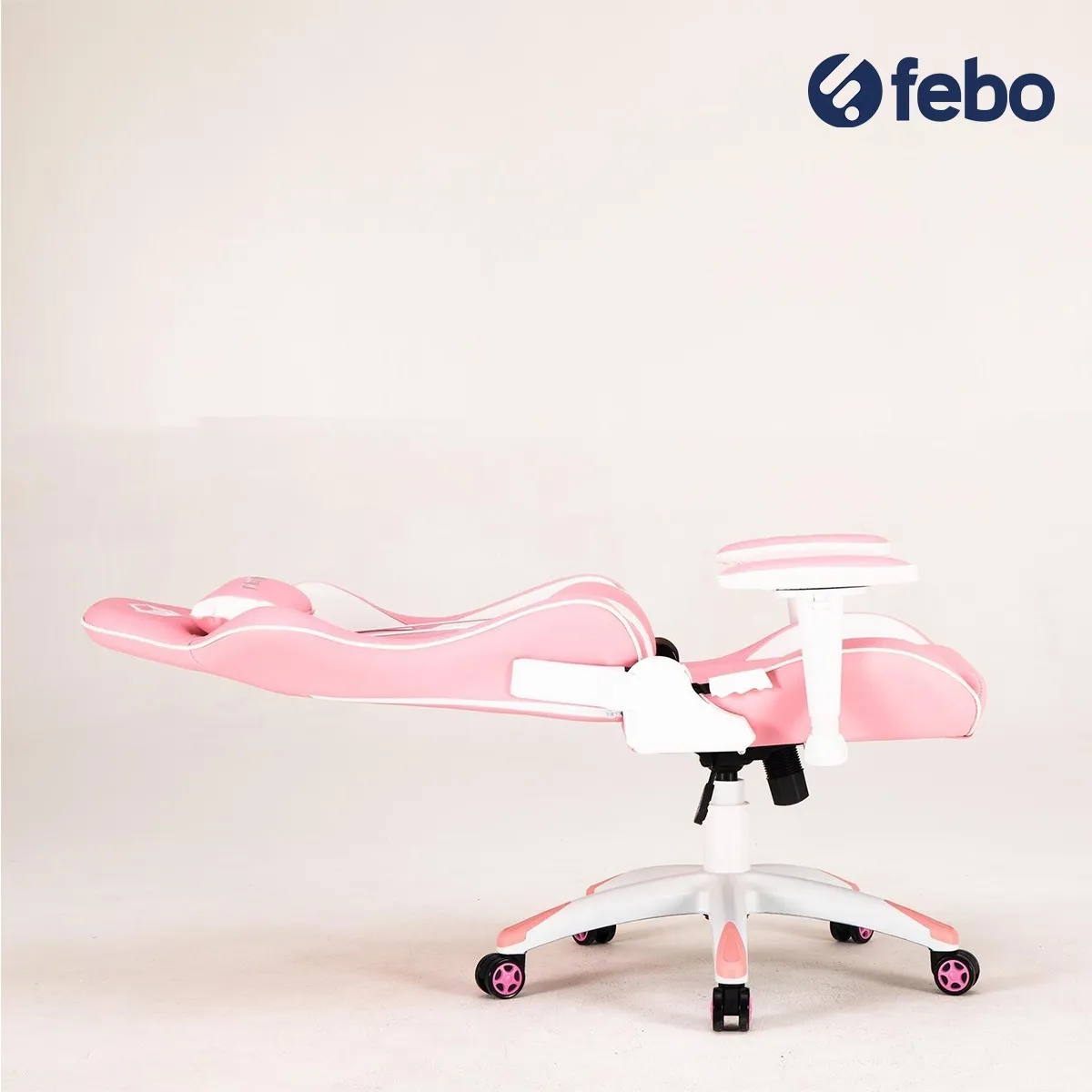 💺 Silla Gamer Meetion CHR16 – Rosa/Blanca - Imagen 3