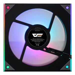 🌀 Ventilador PC DarkFlash DM8 PWM con ARGB Direccionable 120 mm – Negro