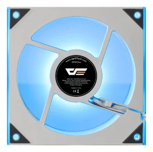 🌀 Ventilador PC DarkFlash DM8 PWM con ARGB Direccionable 120 mm – Blanco