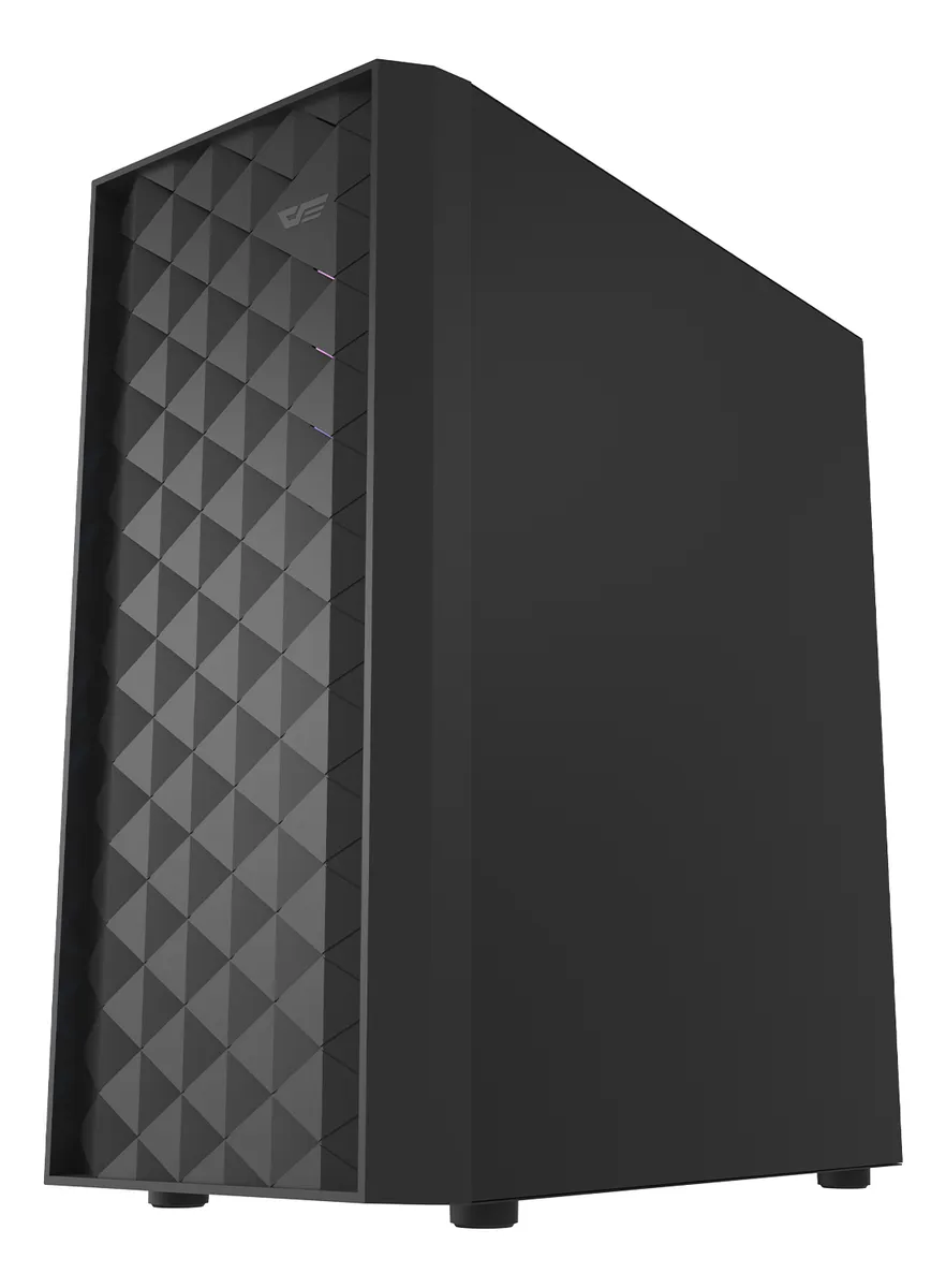 🖥️ Gabinete Gamer DarkFlash DK351 ATX con 4 Ventiladores RGB Incluidos y Panel de Vidrio Templado Negro - Imagen 3