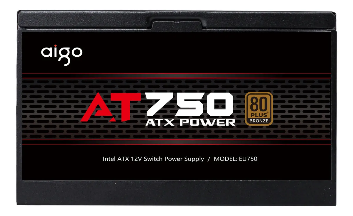 🔋 Fuente de Poder Aigo AT750 ATX 750W 80+ Bronze – Negro - Imagen 7