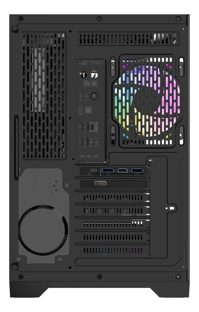 🖥️ Gabinete Gamer Aigo FT48 Pro ATX Triple Vidrio Templado con 4 Ventiladores A-RGB Incluidos - Imagen 5