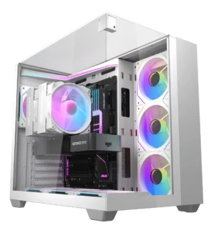 🖥️ Gabinete Gamer DarkFlash TH285 ATX Triple Vidrio Templado con 7 Ventiladores A-RGB Incluidos