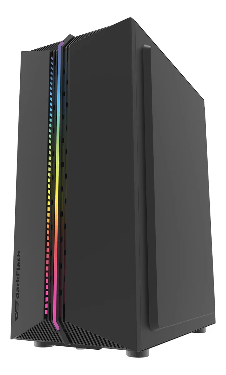 🖥️ Gabinete Gamer DarkFlash DK151 ATX con Panel Frontal ARGB y 3 Ventiladores RGB Incluidos - Imagen 3