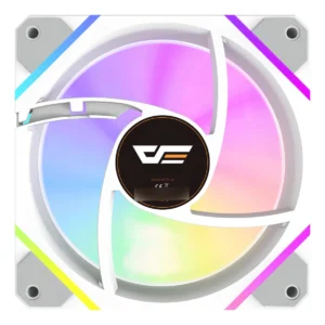 🌀 Kit de 3 Ventiladores DarkFlash DM12 Pro PWM ARGB 5V 120 mm Blanco