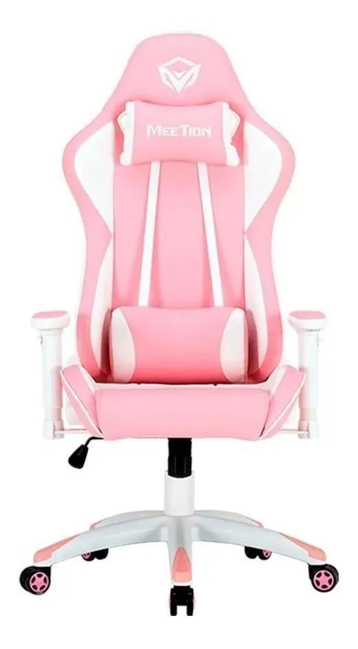 💺 Silla Gamer Meetion CHR16 – Rosa/Blanca
