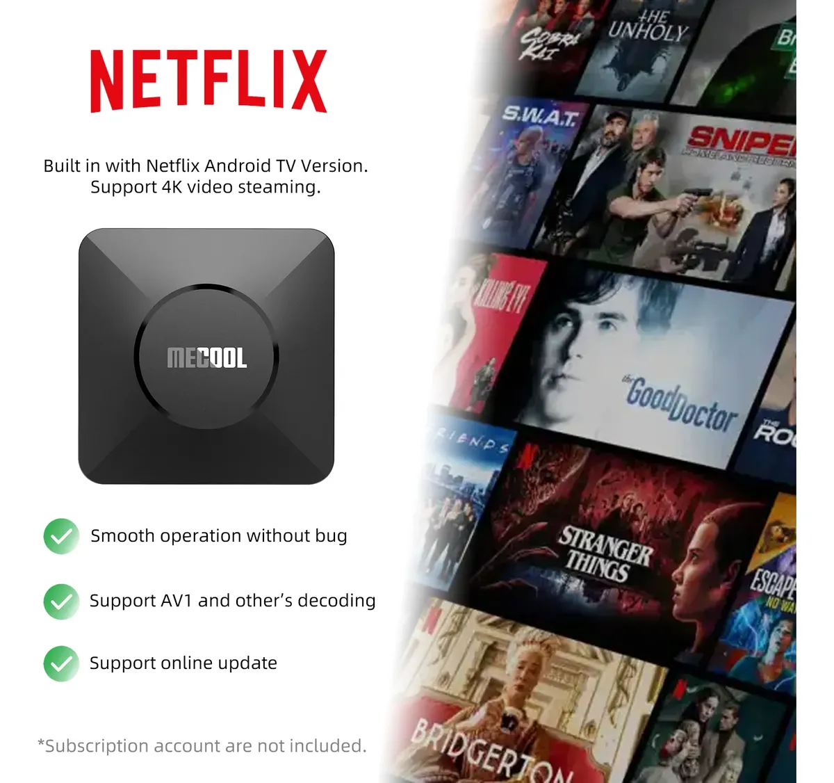 🤖 Mecool M2 Pro Google TV – Certificado Netflix 4K - Imagen 3