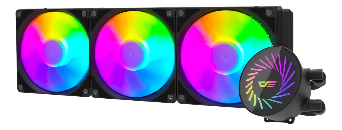 💧 Refrigeración Líquida DarkFlash DCS-360 ARGB 360 mm - Negro